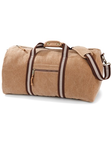 QUA-QD613-Vintage Canvas Holdall